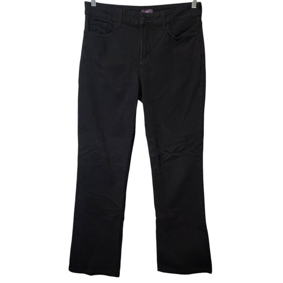 NYDJ Not Your Daughter’s Jeans Black Bootcut Size 12 Made In USA Long 30" - Picture 1 of 8